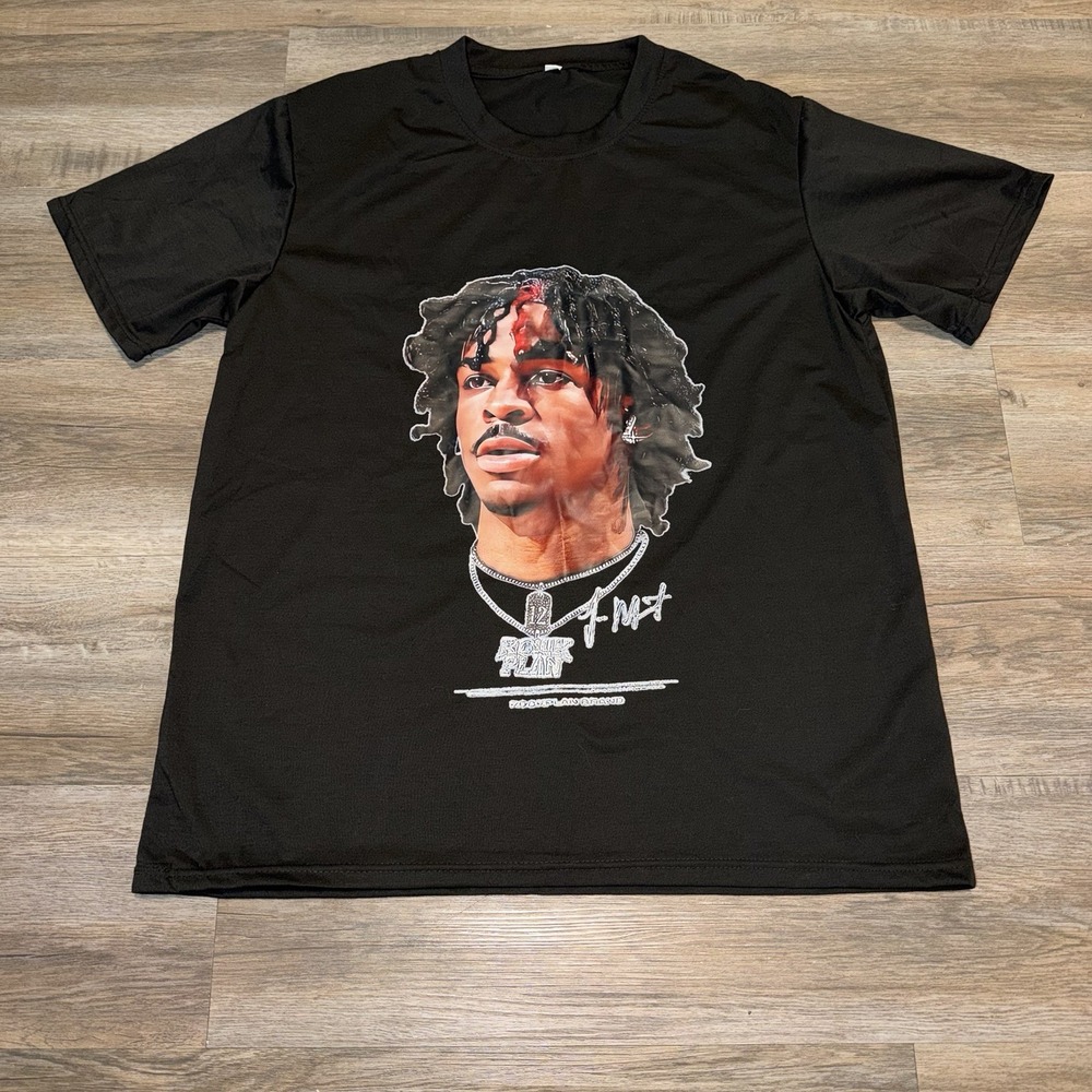 Ja Morant Shirt Mens XL Graphic Tee All Genders 100% Polyester Digital Print NBA